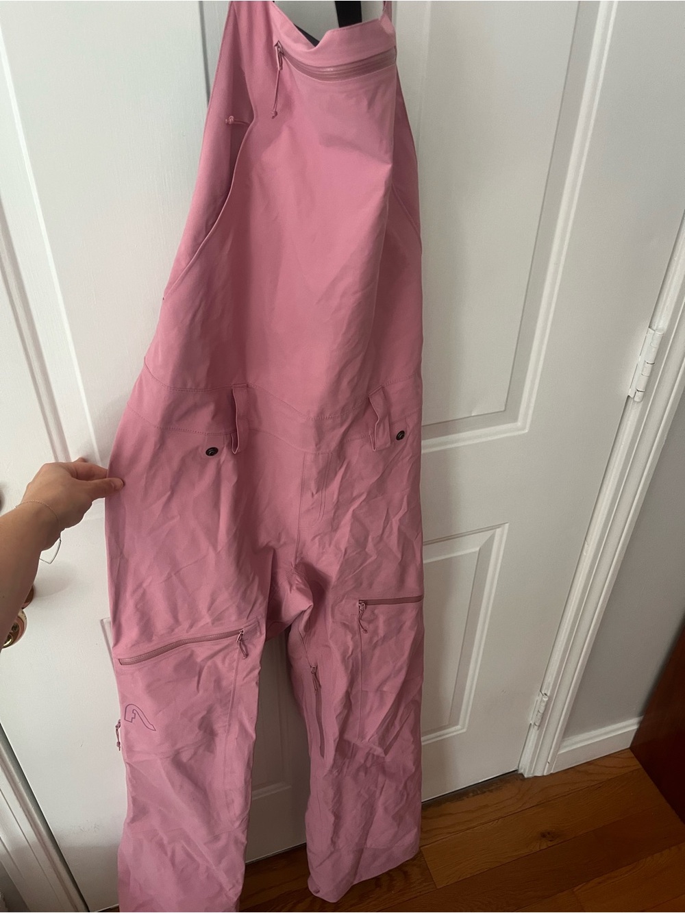Pink Flylow Foxy Ski Bibs